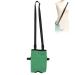 Catheter bag cover holder for drainage moles covered hidden holder for primeval herself postoperative body fluid pocket with thigh belt (green)