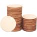 80pcs Unfinished Wood Circle 3 Inch Wooden Circles for Crafts for Wooden Coasters  DIY Crafts and Home Decoration Blank Wood Slices Children and Students DIY Props Circle Canvas