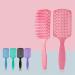 BbteK Combing Brush for Men and Women Hair Combs Massage Combs Scalp Massage Combs Curling Brushes Women's Men's Salon Barber Tools Styling Tools Barber Comb Comb for Curly Hair Comb (Color : Pink) - Buy Online on GoSupps.com