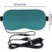 Heated Eye Pad - Electric Heated Eye Patch Comfortable Eye Pad | Temperature Control Eye Pad and Sleeping Accessories for Men Women green - Buy Online on GoSupps.com
