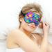 Premium Neon Camouflage Sleep Mask for Women - Adjustable Eye Shades with Elastic Strap | International Shipping Available - Buy Online on GoSupps.com