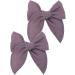 New 2025 2 Pcs Mini Fable Bow Hair Clips For Toddler New For Fashion Cotton Linen Hair Bows Barrettes Hairbow Accessories Hairgrips Jewelry Fashion Accessories Creative Gift - Buy Online on GoSupps.com