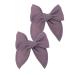 New 2025 2 Pcs Mini Fable Bow Hair Clips For Toddler New For Fashion Cotton Linen Hair Bows Barrettes Hairbow Accessories Hairgrips Jewelry Fashion Accessories Creative Gift