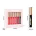 6Pcs Lip Glaze Jelly Lipstick Set - Vivid Colors Juicy Glossy Finish Long-Lasting Moisturizing Tint | High Pigment Clear & Natural Lip Makeup - Buy Online on GoSupps.com