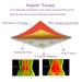 Self-Heating Massage Belt | Tourmaline Magnetic Therapy Lower Back Support for Pain Relief (L) - Buy Online on GoSupps.com