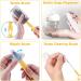6 in 1 Baby Bottle Brush Set Bottle Cleaner Kit with Silicone Bottle Brush Nipple Brush Straw Cleaning Brush Soap Dispenser Baby Bottle Drying Rack for Travel and Home - Buy Online on GoSupps.com
