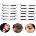 NOLITOY 36 Pairs Glitter Eyeliner Self- Adhesive Reusable Double Eyelid Tapes Flash Skin Patch Miss - Buy Online on GoSupps.com