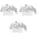 FRCOLOR Set of 3 Crystal Hair Comb Bridal Wedding Hair Clips Hair Clips Hair Pin Tiara Wig Rhinestone Comb Hair Comb Slide Clip Hairpiece Vintage Headpiece Accessories - Buy Online on GoSupps.com