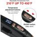 Pritech Mini Flat Iron Portable Hair Straightener - 1'' Plate, 13 Adjustable Temps, Black - Buy Online on GoSupps.com
