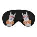 Sunglass Alpace Llama Eye Mask Sleep Blindfold with Adjustable Strap Blocks Light Night Blinder for Travel Sleeping Yoga Nap Women Men