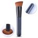 Flat Top Kabuki Foundation Brush for Liquid, Cream, Powder Makeup - Travel Size Blue Face Brush - Buy Online on GoSupps.com