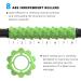 ARGOMAX Green Massage Tab with Rollers - Relief for Sore Muscles & Physiotherapy | Muscle Therapy Roller Stick - Buy Online on GoSupps.com