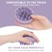 Aimike Silicone Scalp Massager Brush - Exfoliate, Cleanse, and Stimulate Hair Growth - Lilac Purple - Buy Online on GoSupps.com