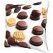 FRESQA Cookies Food Chocolate Chip Biscuits Universal Four-Season Cushion Cover | Soft Polyester Decorative Pillowcase Cookies Food Chocolate Chip Biscuits 16"x16" - Buy Online on GoSupps.com