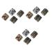 Toddmomy 12 Rolls Outdoor Camouflage Self-Adhesive Bandages Clear PVC Bag Waterproof Bandages Outdoor Tape Compression First Wrapping Paper Non-Woven Fabric Pressurize