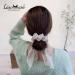 6-Piece Chiffon Floral Hair Scarf Bow Scrunchies Set for Women and Girls - Buy Online on GoSupps.com