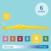 TePe Angle Yellow Interdental Brushes (0.7mm - Size 4) / Easy and simple interspace cleaning with long handle and angled neck - 6 Count (Pack of 1) - Buy Online on GoSupps.com