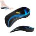 3/4 High Arch Support Insoles Women Men QBK Orthopedic Insoles Suitable for Plantar Fasciitis Flat Feet OverPronation Achilles Tendonitis Height Increase Insoles for Pain Relief M M: 6-8