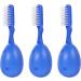 Healeved 3pcs Portable Tooth Cleaning Brushes - Durable Plastic Prison Toothbrushes for Effective Oral Care - Buy Online on GoSupps.com