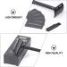 Beaupretty Manual Double-Sided Razor Set | Vintage Straight Edge Hairdresser Razor for Body & Facial Hair | Stainless Steel Black Finish - Buy Online on GoSupps.com