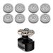 Shaver Head Replacement Blades compatible with Skull Shaver Pitbull Gold PRO Shaver Replacement Blade 4 Head-8 Pack