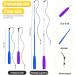 Tophonex Interactive Cat Toy Set - 33 Pieces with Scalable Rods Cat Feathers and Magic Wand - Ultimate Playtime for Cats - Buy Online on GoSupps.com