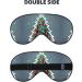 Christmas Tree and Red Ball Print Double-Sided Eye Mask Soft and Light Blocking for Enhancing Sleep Quality - Buy Online on GoSupps.com