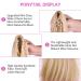 Lommel 20'' Wavy Claw Clip Ponytail Extension - Natural Soft Synthetic Hairpiece (18/613) - Buy Online on GoSupps.com