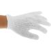 Exfoliating Peeling Bath Gloves - White 1 Pair (2 Pieces) for Spa-Like Skin Care | Fast International Shipping - Buy Online on GoSupps.com