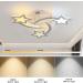Comely Dimmable LED Ceiling Lamp with Remote Control | Modern 30W Star Design | White Starry Sky Light for Children's Room Bedroom & Dining Room | 3000K-6500K - Buy Online on GoSupps.com