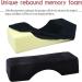 Black Eyelash Extension Pillow - U Shape Neck Pillow for Beauty Salons | Comfortable Foam Velvet Pillowcase - Buy Online on GoSupps.com