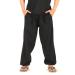 CandyHusky Mens Elastic Waist Casual Lounge Pajama Jogger Yoga Pants Cotton 4X-Large Black