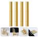 Minkissy 4-Piece Cosmetic Bottle Brush Tip Set - Empty Gel Nail Polish and Oil Pencil Containers with Aluminum Tube for Cosmetics & Airspace Monitoring - Buy Online on GoSupps.com