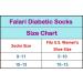 2-Pack Falari Women's Diabetic Socks 9-11, Loose Fitting Non-Binding Top, Soft Breathable Cotton, Quarter Height - White - Buy Online on GoSupps.com