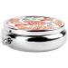 Coral Reef Round Pill Box - 3 Compartment Portable Travel Medicine Organizer | Mini Decorative Pill Case for Vitamins & Tablets - Buy Online on GoSupps.com