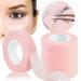 5 rolls eyelash tape kalolary pink tape eyelash extension band eyelash isolations adhesive tape eyelash band for eyelashes lash extension eyelash extension tools (0.5 inch x 10 yards)