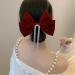 AJTUTUS Delicate Style Bowknot Shape Hair Clip Ponytail Decors Winter Headwear Female Hairpin with - Buy Online on GoSupps.com