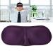3D Sleep Mask Sleep Eye Mask Light Blocking Sleep Mask Lightweight Comfort Eye Mask Three-dimensional Contoured Sleeping Eye Mask for Lunch break Sleep Man and woman Purple