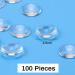 Acmer 1 inch/25mm Clear Glass Dome Cabochons - 100 Pieces for Photo Pendant Jewelry Making - Buy Online on GoSupps.com