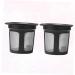 Zerodeko Coffee Filter Cups 2pcs Practical Shop Accessory Filters Coffee Filtering Useful Cups Home for Ml/g Black Machine - Buy Online on GoSupps.com