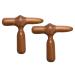 AuntYou 2pcs Acupuncture Acupuncture Stick Cross Hammer Hand Foot Leg Massage Device Health Beauty Tools