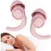 Earplugs for Snoring Blocking - Reusable Ear Plugs for Sleeping Portable Calm Ear Plugs for Family Friends Colleagues Rowces Light Pink - Buy Online on GoSupps.com