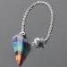Reiki Energy Healing Crystal Point Dowsing Pendulum Dowser With 7 Chakra Type - Buy Online on GoSupps.com