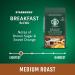 Starbucks Breakfast Blend Ground Coffee 340 Grams (pack of 6) Breakfast Blend 6 Count Breakfast Blend 6 - Buy Online on GoSupps.com