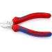 Knipex Diagonal Cutter chrome-plated with multi-component grips 140 mm 70 05 140 Multi-component Grips Blue/Red 140 mm chrome-plated standard packaging - Buy Online on GoSupps.com