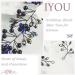 IYOU Crystal Wedding Hair Vines Black Rhinestone Bride Headband Flower Bridal Guest Hair Accessories for Women - Buy Online on GoSupps.com