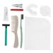 HOMSFOU 1 Set Daily Necessities Toothbrush Travel Abs Soap Cosmetic Bag