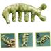 SESESFOUFU Jade Massage Tool - Relaxation & Acupuncture Device for Body & Scalp - 11.50x1.50cm Green - Buy Online on GoSupps.com
