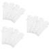 FOMIYES 6 Pairs Nail Gloves Mittens Manicure Dryer Gloves Manicure Accessories Nail Dryer Glove Gloves Nail Gloves Nail Art Gel Hand White Protector Polyester Women's
