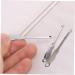 100pcs Stainless Steel Ear Spoon Ear Pick - Wax Removal Curette | Silver Ear Cleaner Tool - Buy Online on GoSupps.com
